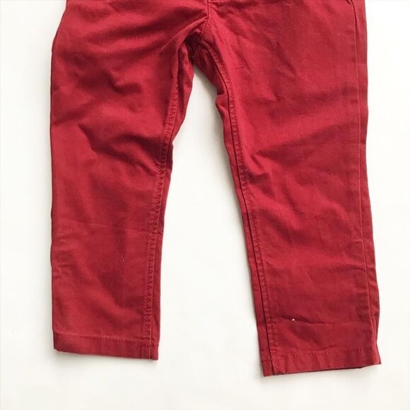 H&M red casual pants  EUC 12-18 months - Picture 3 of 6
